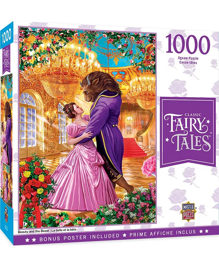 MasterPieces Puzzles Classic Fairytales - Beauty and the Beast 1000 Piece Puzzle - Mycitystee