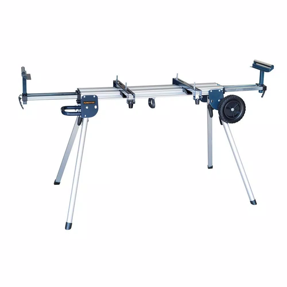 POWERTEC Aluminum Miter Saw Stand with Wheels and#8211; XDC Depot - Mycitystee