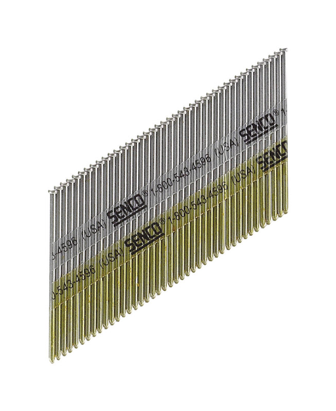 Senco 1-1/2 in. 15 Ga. Angled Strip Galvanized Finish Nails 34 deg 4000 pk - Mycitystee