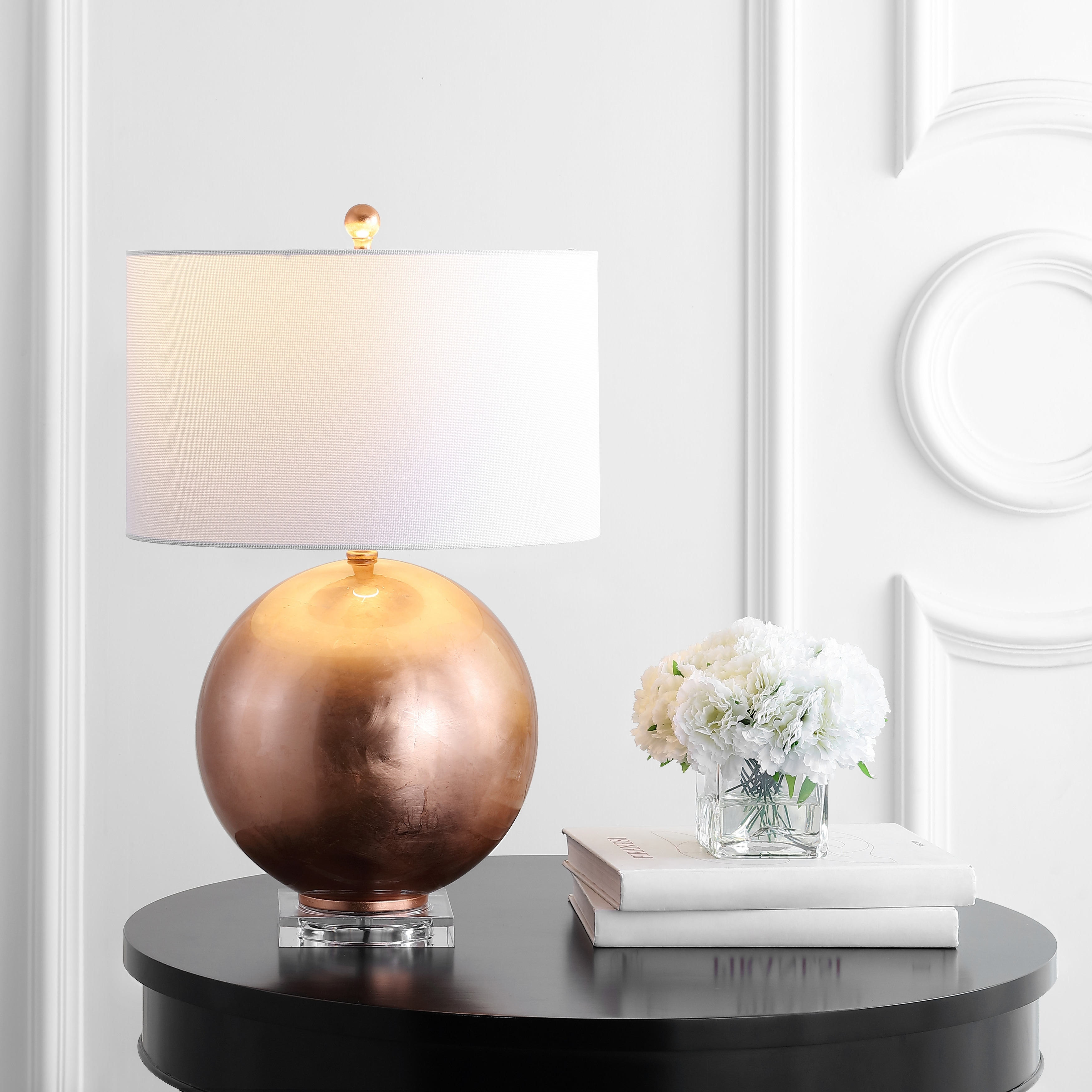 SAFAVIEH Lighting 26-inch Jenoa Copper LED Table Lamp - 16