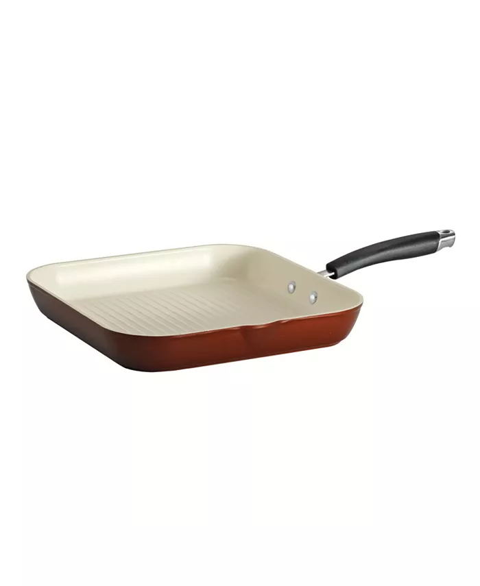 Tramontina Style Ceramica Metallic Copper 11 in Square Grill Pan - Mycitystee