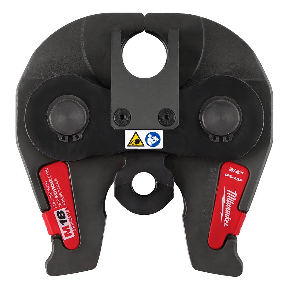 Milwaukee 3/4 IPS-ASP Press Jaw for M18 FORCE LOGIC Press Tools 49-16-2651SA from Milwaukee - Mycitystee