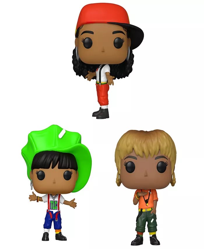 Geomag Funko Rocks Pop TLC Collectors - Chili， Left-Eye， and T-Boz Set， 3 Piece - Mycitystee