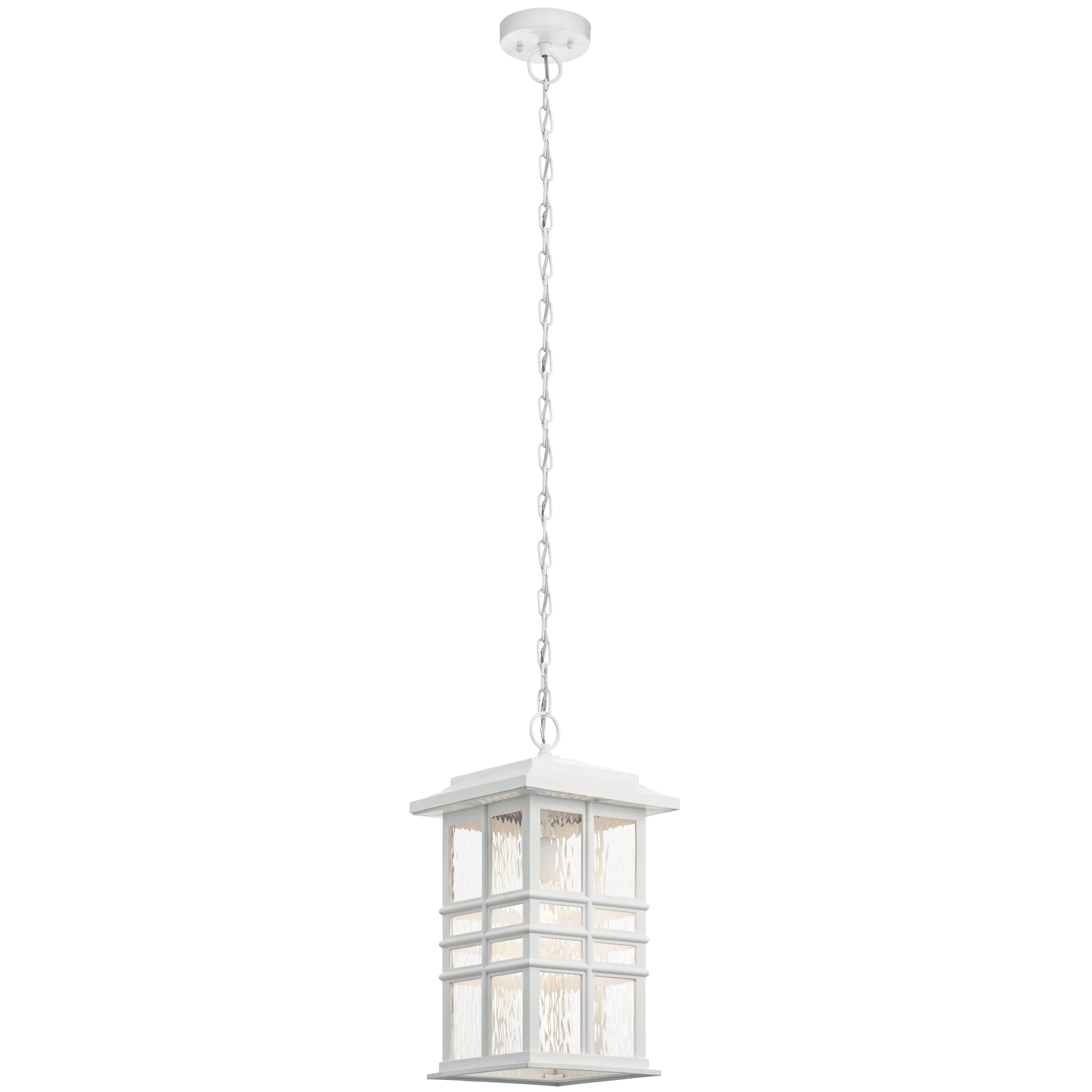 Kichler Beacon Square 1-light White Outdoor Pendant - Mycitystee