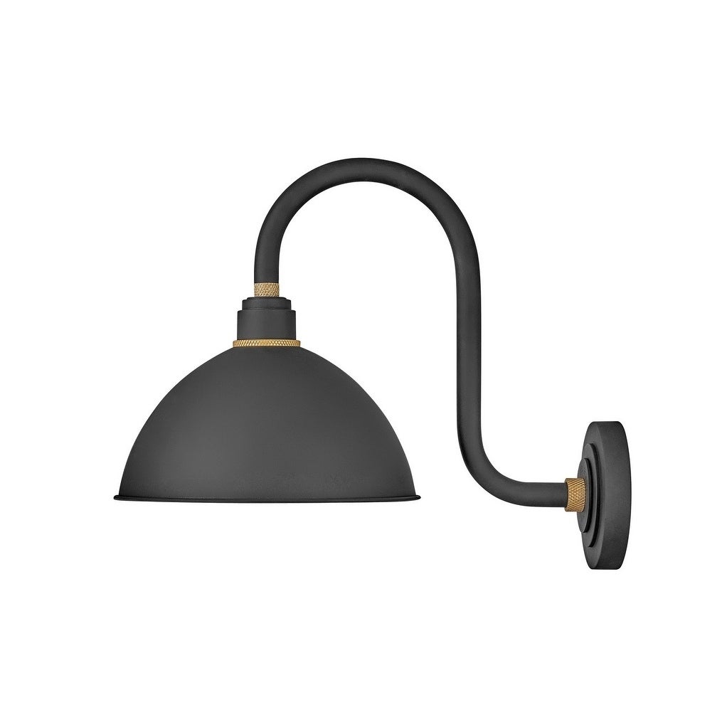 Hinkley Foundry 1-Light Outdoor Wall Mount Lantern in Textured Black Shopping - The Best Deals on Outdoor Barn Lights | 31585560 - Mycitystee