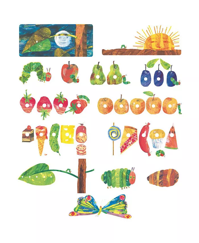 Little Folk Visuals The Very Hungry Caterpillar Felt Set  - 14 Pcs - Mycitystee