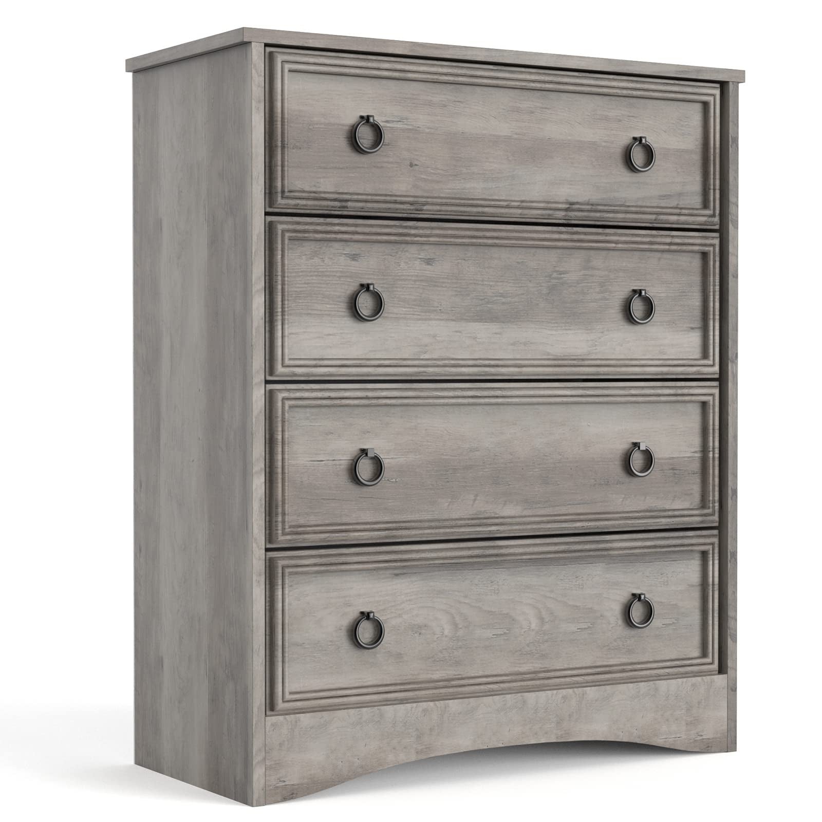 Modern 4 Drawer Dresser， Dressers for Bedroom， Tall Chest of Drawers Closet Organizers and Storage for Clothes - as picture - - 37668717 - Mycitystee