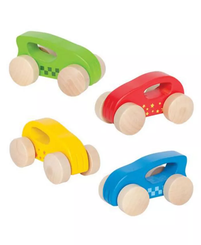Hape Little Autos  - Set of 4 Wooden Toy Cars - Mycitystee