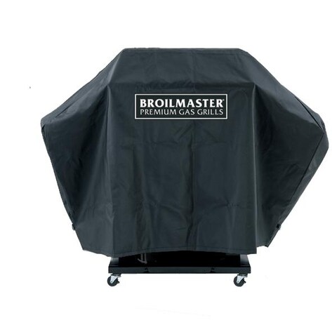 Broilmaster Full Length Premium Grill Cover For P， H， R， And T Series Grills On Cart With Two Side Shelves - Mycitystee