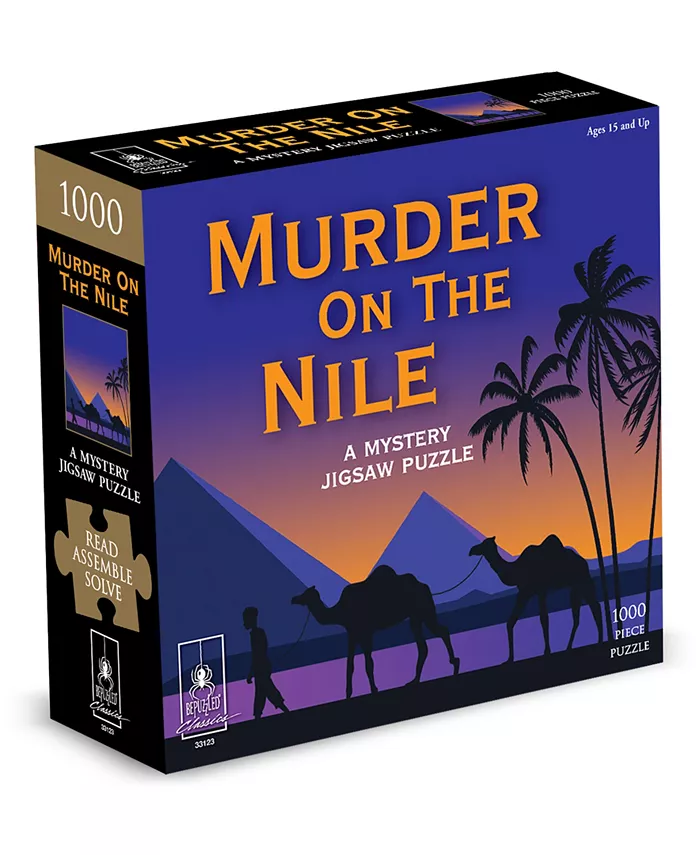 BePuzzled Murder On The Nile Classic Mystery Jigsaw Puzzle - 1000 Piece - Mycitystee