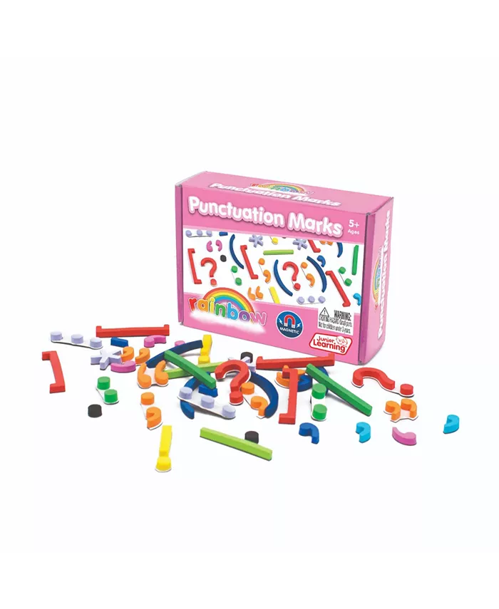 Redbox Junior Learning Rainbow Punctuation Marks - Magnetic Activities Learning Set - Mycitystee