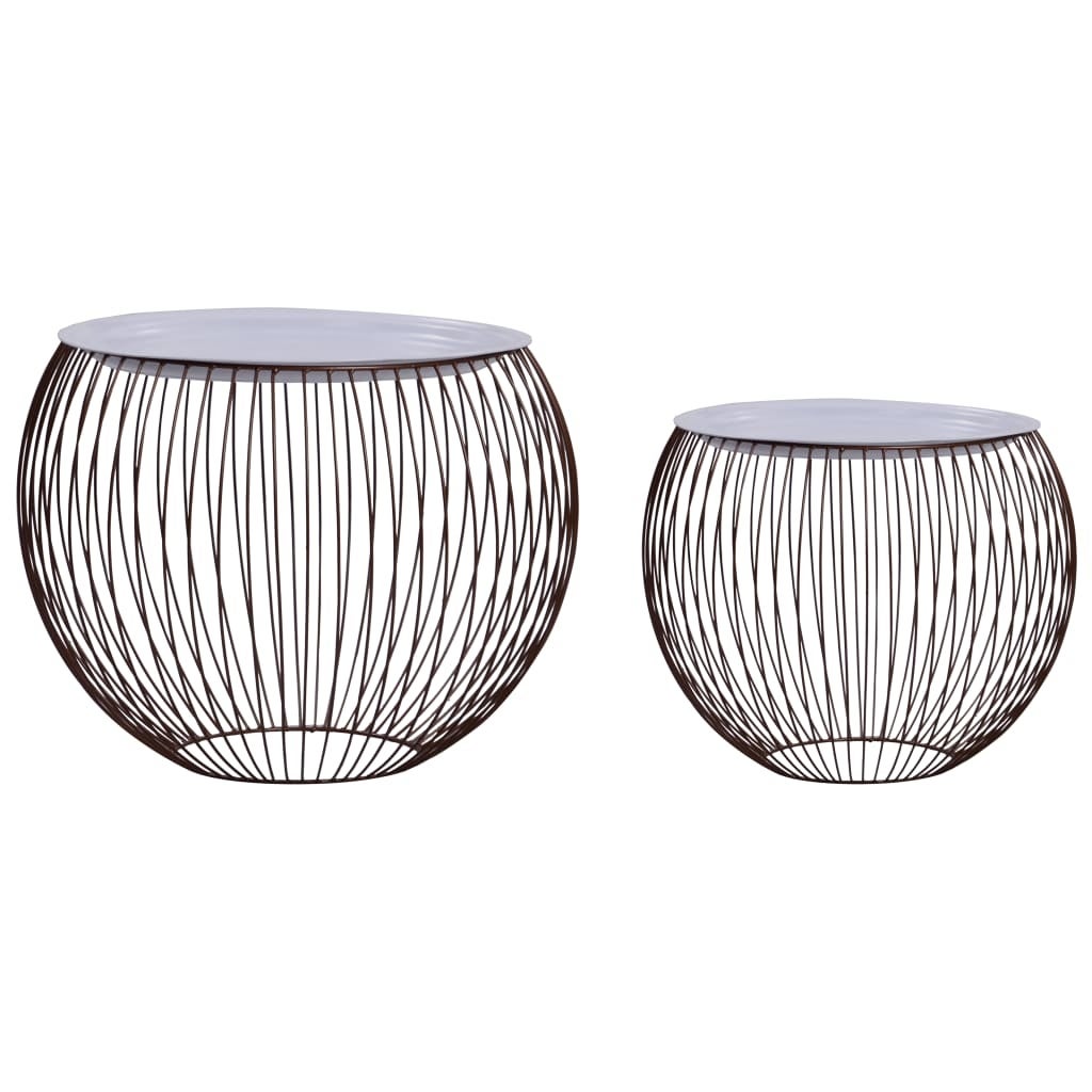 vidaXL Coffee Table 2 pcs Gold - Mycitystee