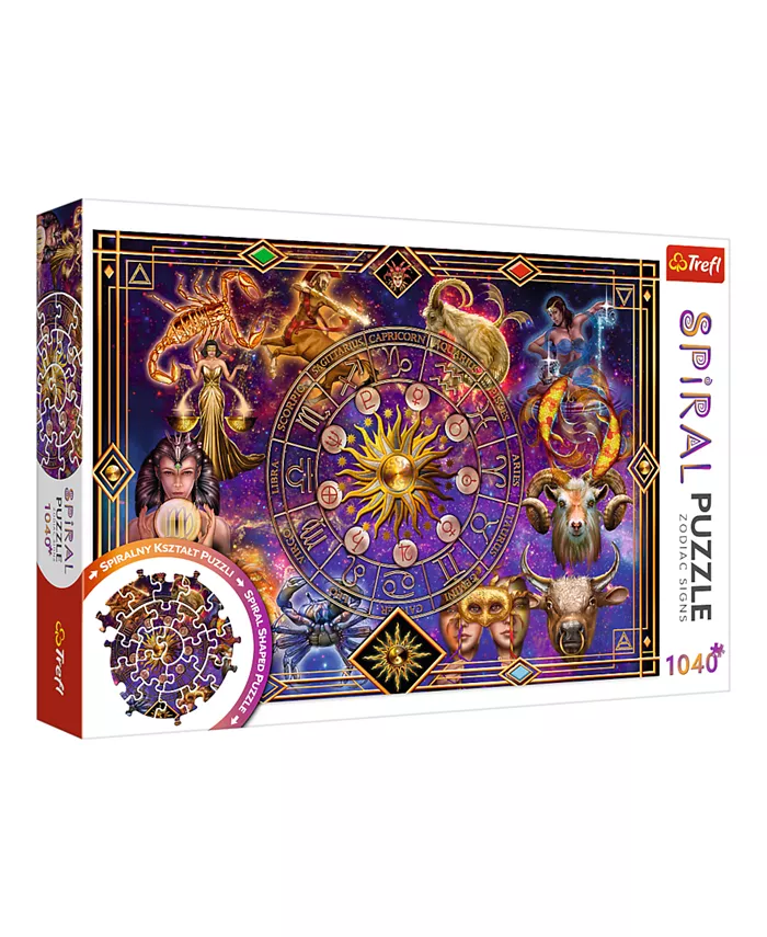 Trefl Red 1040 Piece Spiral Puzzle- Zodiac Signs - Mycitystee