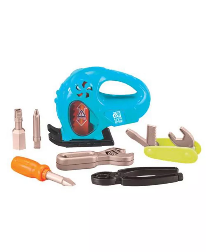 Small World Toys Child's Pretend Play Jigsaw Tool Set - 8 Pieces - Mycitystee