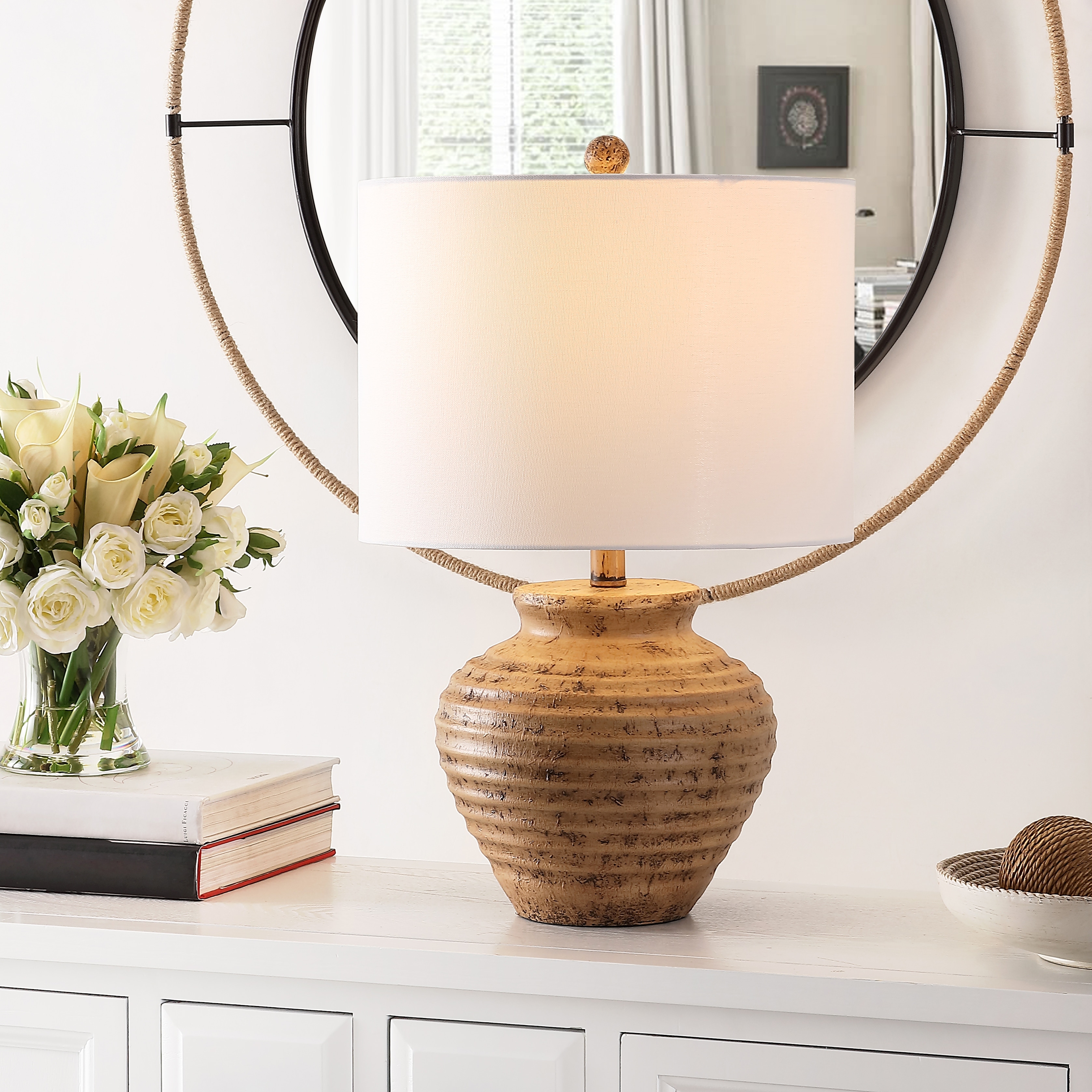 SAFAVIEH Lighting 23-inch Kamryn Resin Table Lamp - 14