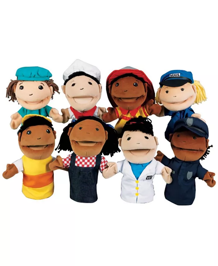 Kaplan Early Learning Occupation Puppets - Set of 8 - Mycitystee