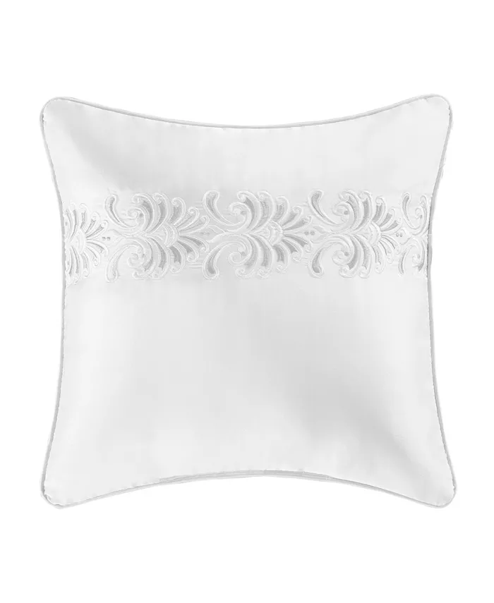 J Queen New York CLOSEOUT! Becco Embellished Decorative Pillow， 18