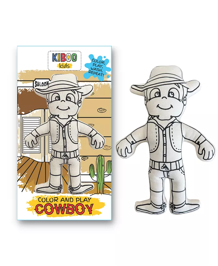 Kiboo Kids Cowboy Doll for Color and Play - Mycitystee