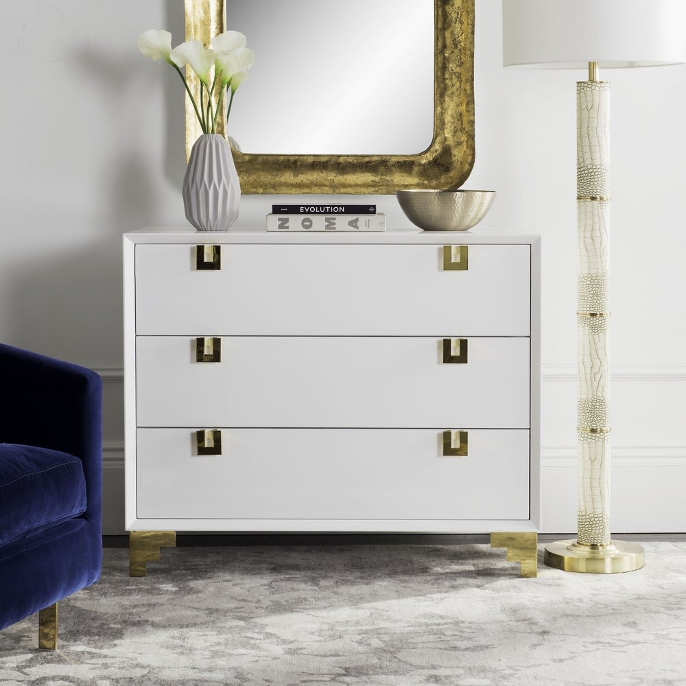 SAFAVIEH Couture High Line Collection Odalis Lacquer Chest of Drawers - - 14086484 - Mycitystee