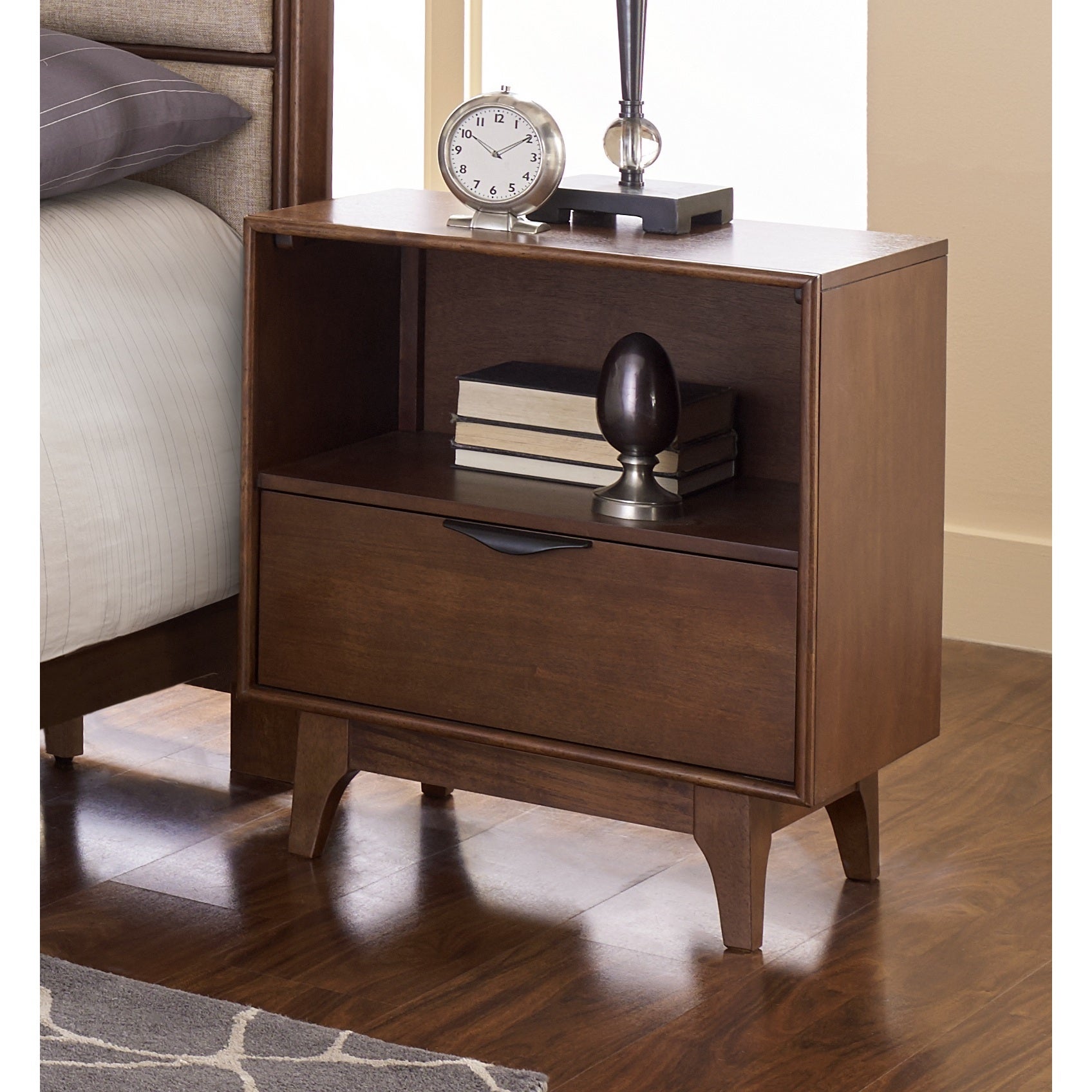 Mid-Mod Nightstand - - 14038317 - Mycitystee