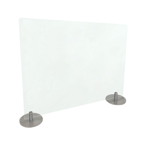Ghent Desktop Free Standing Acrylic Protection Screen， 29 x 5 x 24， Frost (DPSF2429F) - Mycitystee