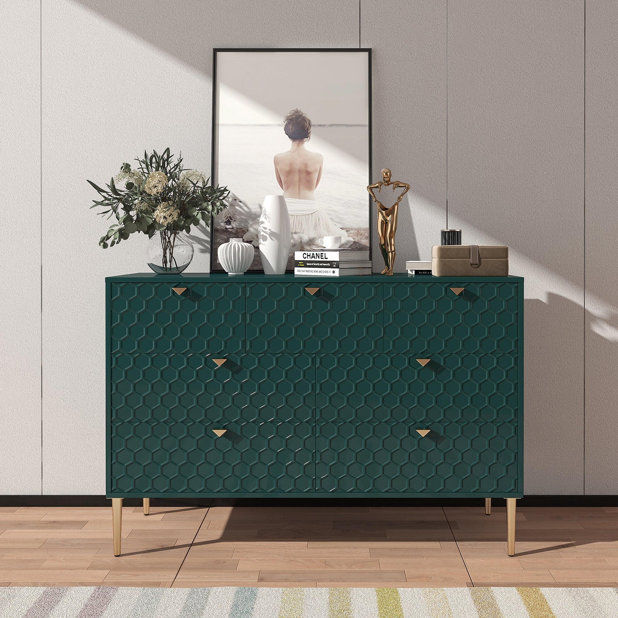 Morden Wood Furniture 7-Drawer Dresser - - 37191153 - Mycitystee