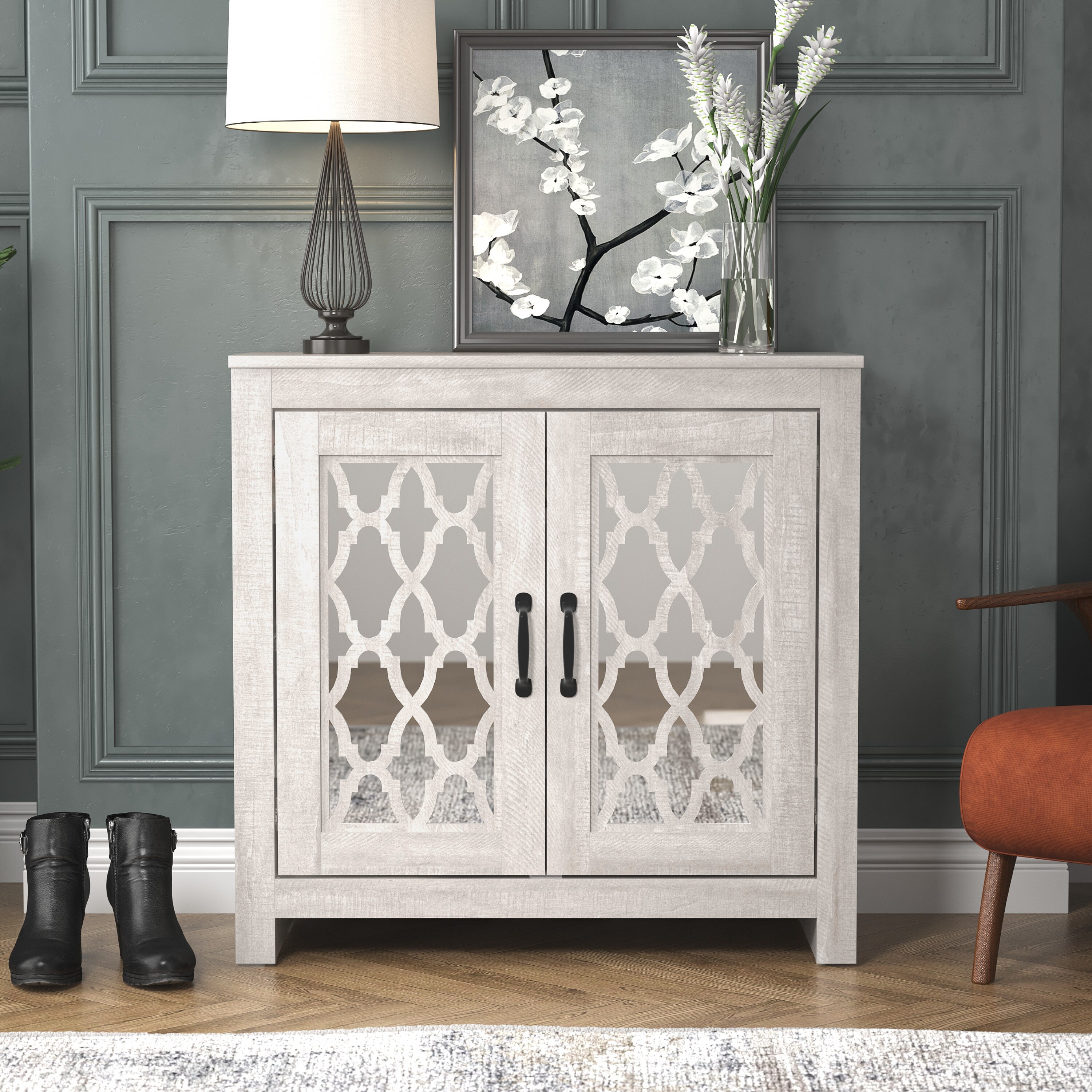 30.2 in. H x 31 in. W Wood Shoe Cabinet - - 37316513 - Mycitystee