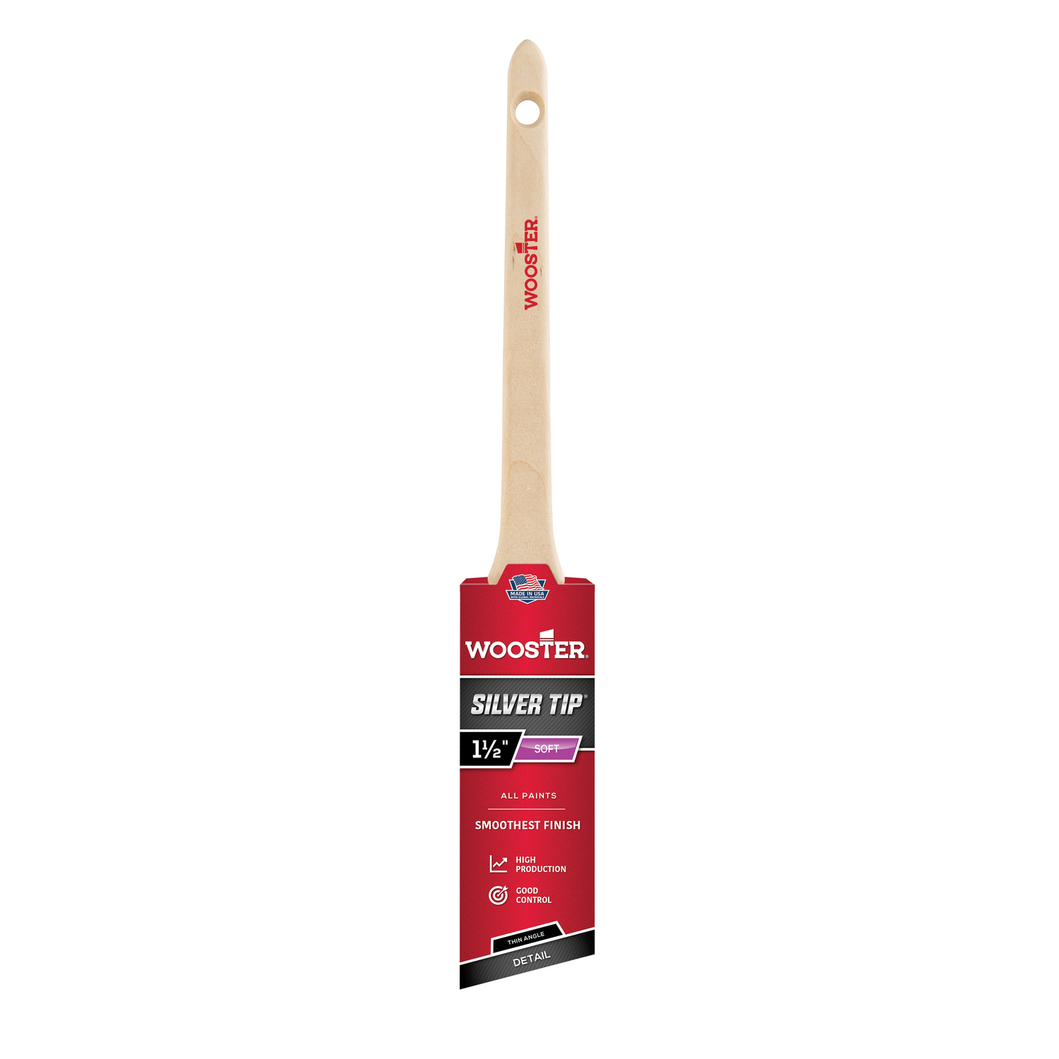 Wooster Silver Tip 1-1/2 in. Soft Thin Angle Paint Brush - Mycitystee