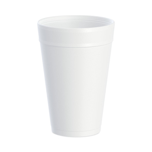 Dart Foam Drink Cups， 32 oz， White， 25/Bag， 20 Bags/Carton (32TJ32) - Mycitystee