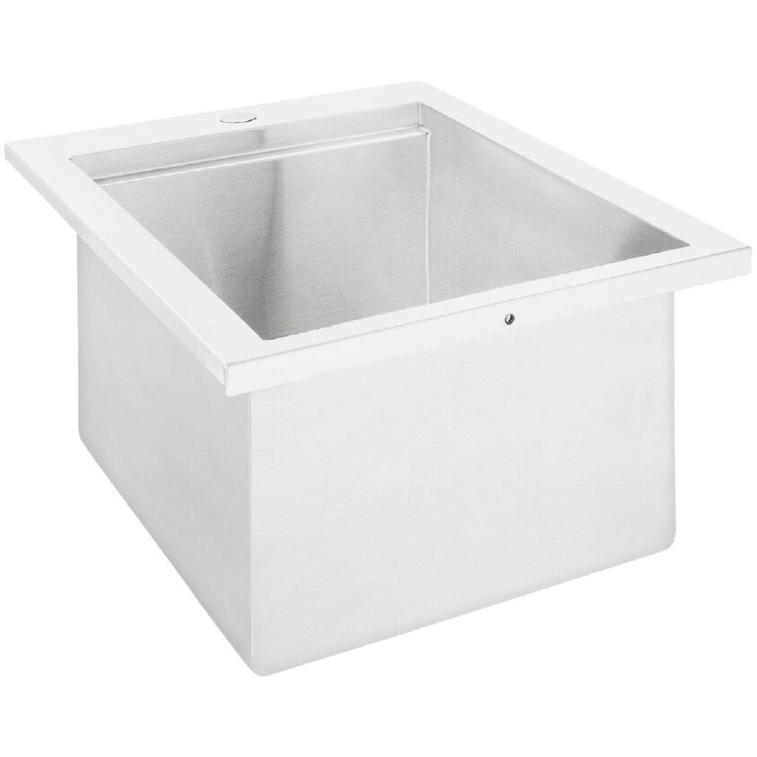Lynx Sedona 18-Inch Outdoor Rated Drop-In Stainless Steel Sink - Mycitystee