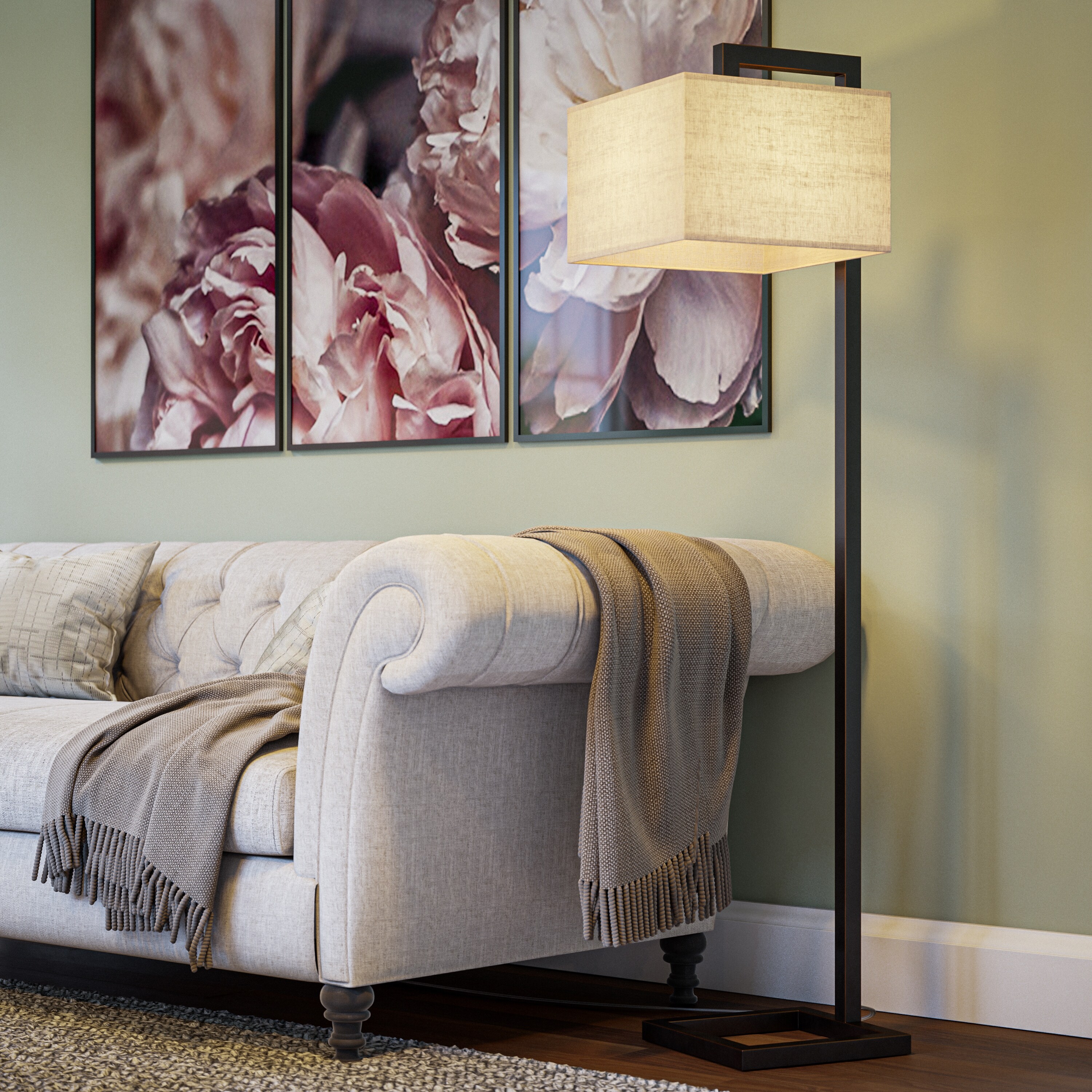 Ronson Oil Rubbed Bronze Floor Lamp - Mycitystee