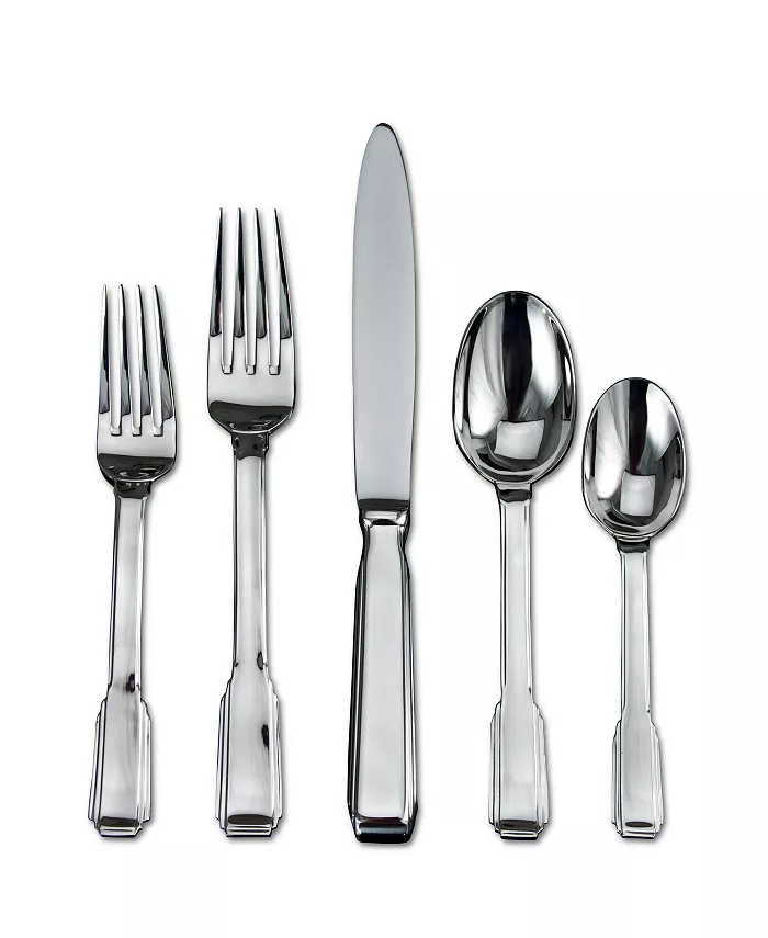 Ricci Argentieri Ricci Art Deco 5 Piece Place Setting - Mycitystee