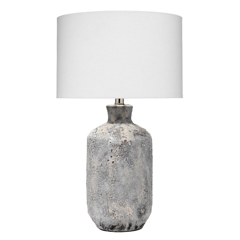 Alden Décor Edie Ceramic Table Lamp， Grey - Mycitystee