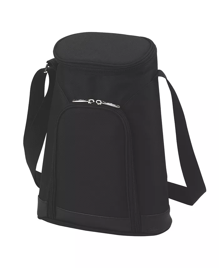 Picnic At Ascot - 2 Bottle Wine Cooler Tote with Cheese Board， Knife， Corkscrew - Mycitystee