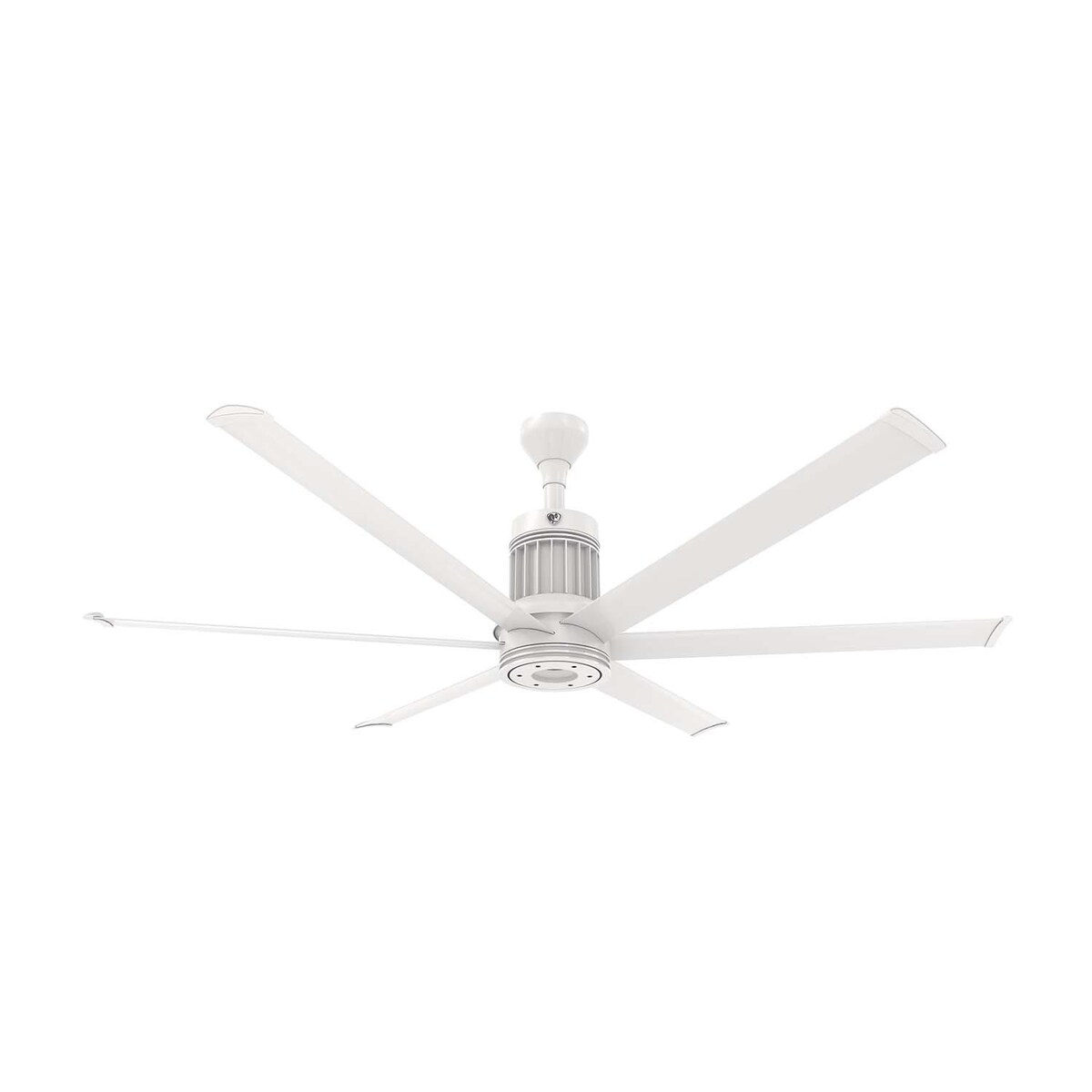 72-Inch i6 Ceiling Fan Universal Mount W/6-Inch Ext Tube White by Big Ass Fans - Mycitystee