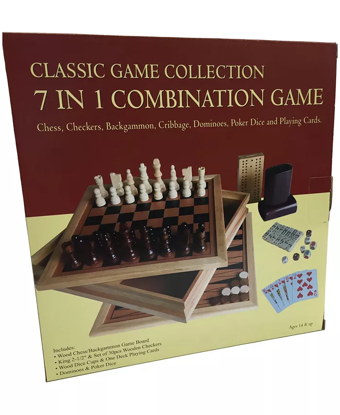 John N. Hansen Co. 7 in 1 Combination Game Set - Mycitystee