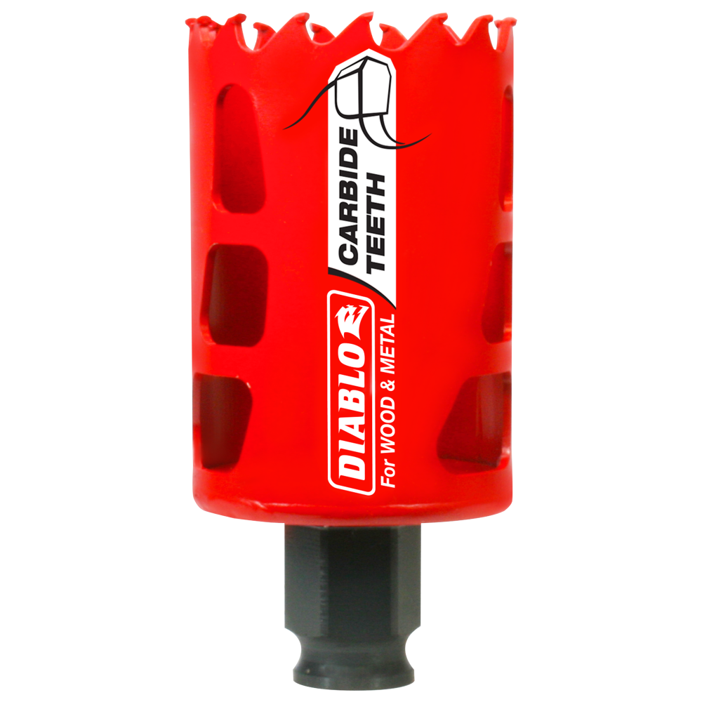Diablo Tools 1-3/4 (44mm) Carbide-Tip Wood and Metal Holesaw - Mycitystee
