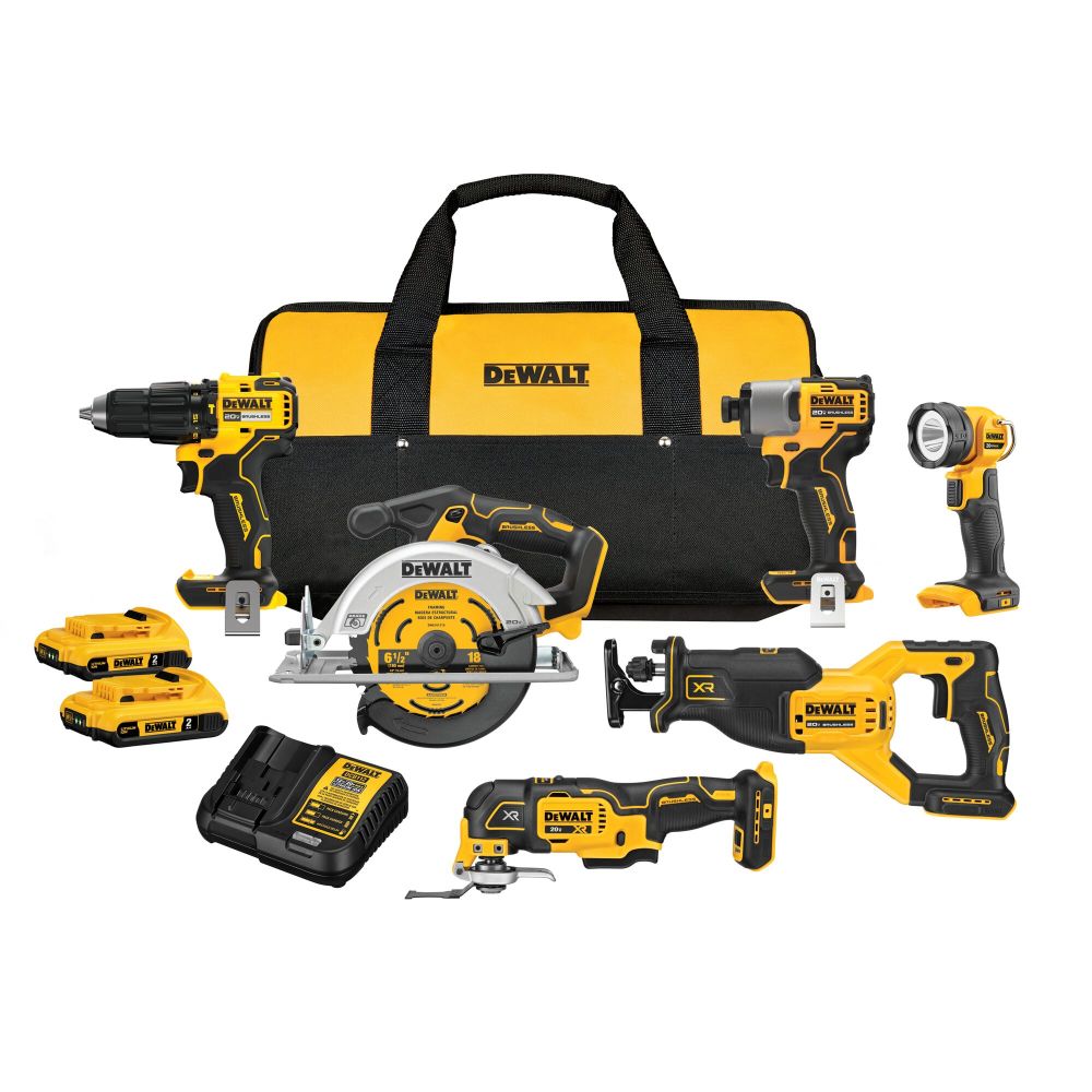 DEWALT 20V MAX Brushless 6 Tool Combo Kit DCK628D2 from DEWALT - Mycitystee