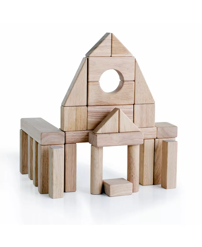 Guidecraft， Inc Guidecraft Unit Block Set A - 28 Pieces - Mycitystee