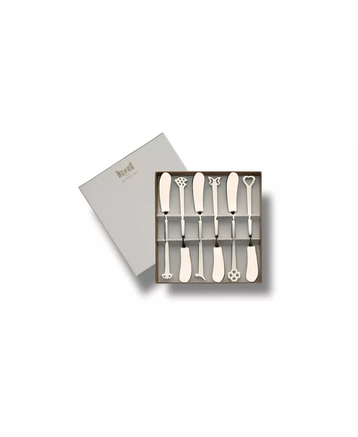 Mepra Evento Butter Spreaders Box Set， 6 Piece - Mycitystee