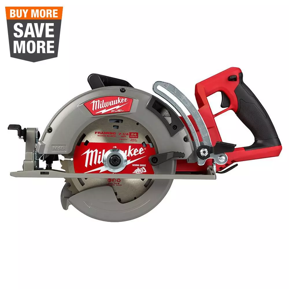 Milwaukee M18 FUEL 18-Volt Lithium-Ion Cordless 7-1/4 in. Rear Handle Circular Saw (Tool-Only) and#8211; XDC Depot - Mycitystee