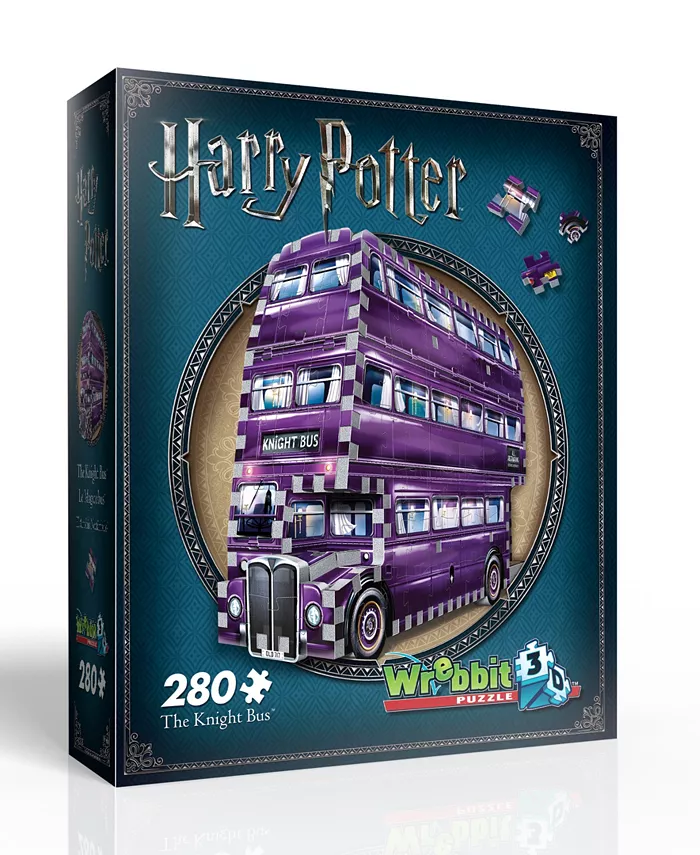 MasterPieces Puzzles Wrebbit Harry Potter Collection - The Knight Bus 3D Puzzle- 280 Pieces - Mycitystee