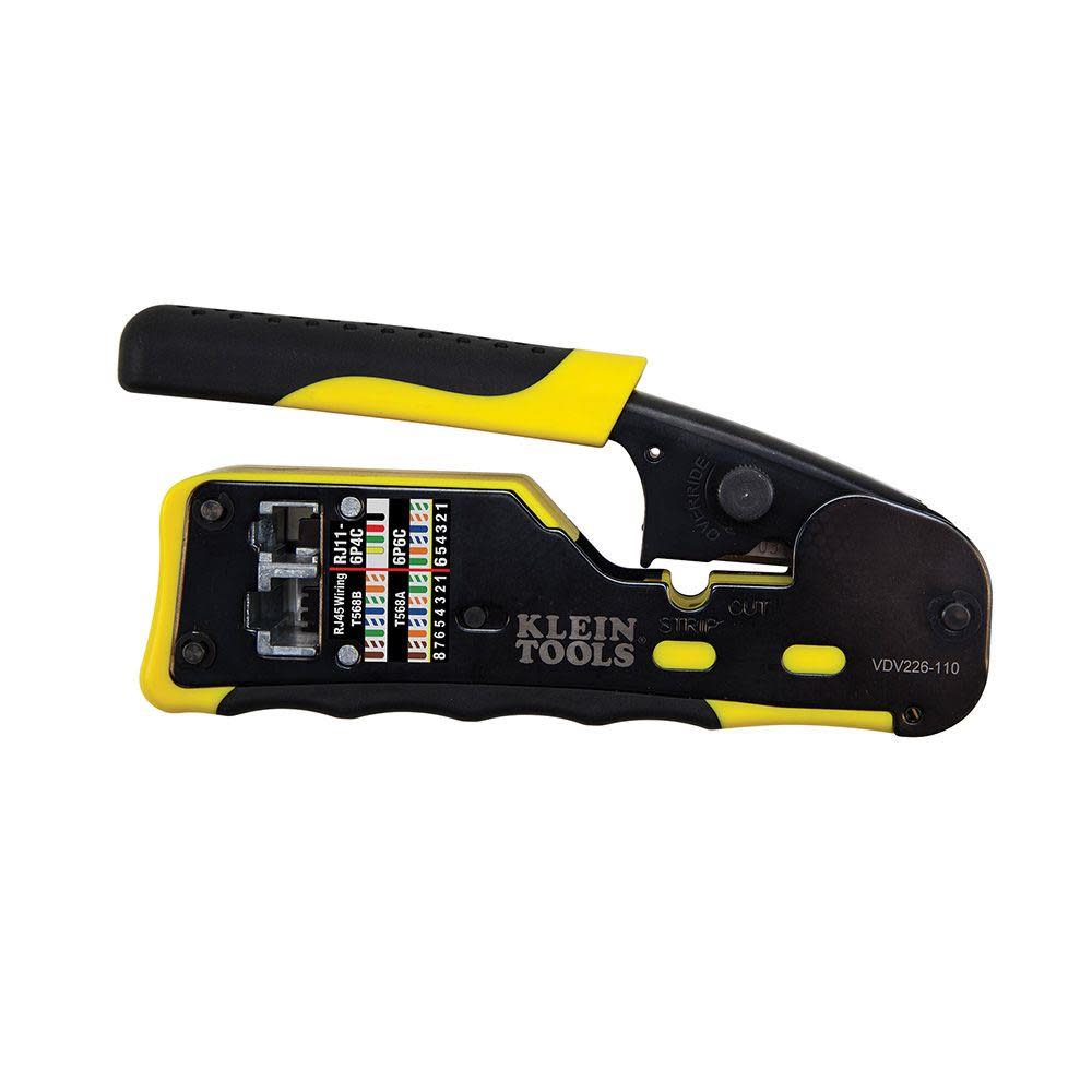 Klein Tools Pass-Thru Modular Crimper VDV226110 from Klein Tools - Mycitystee