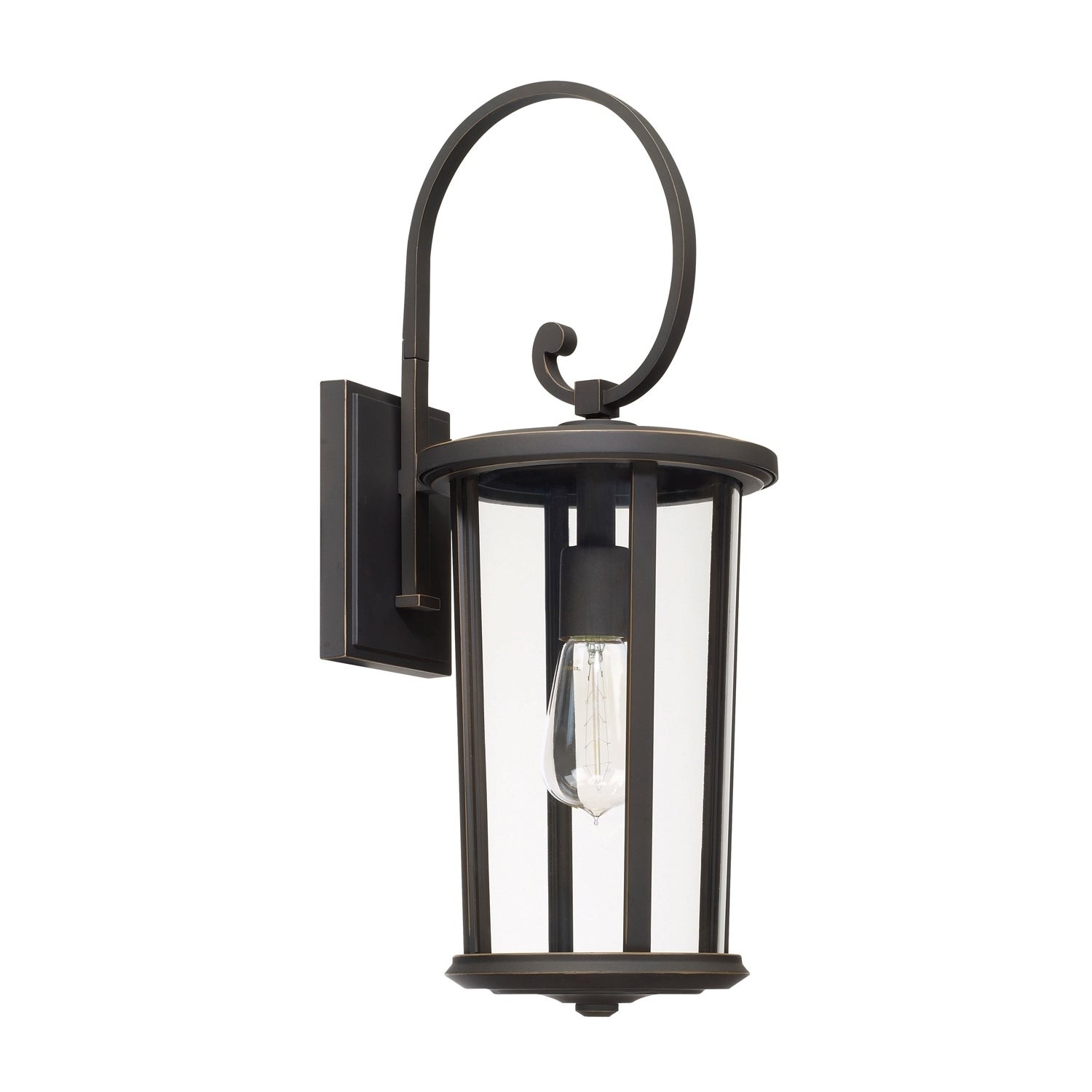 Howell 1-light Oiled Bronze Outdoor Wall Lantern - Mycitystee