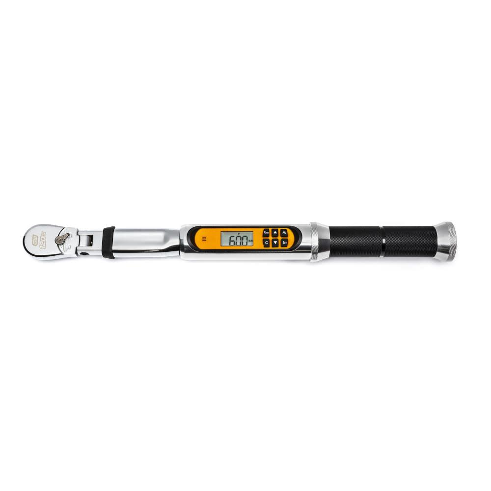 3/8 Drive 120XP™ Flex Head Electronic Torque Wrench with Angle - Mycitystee