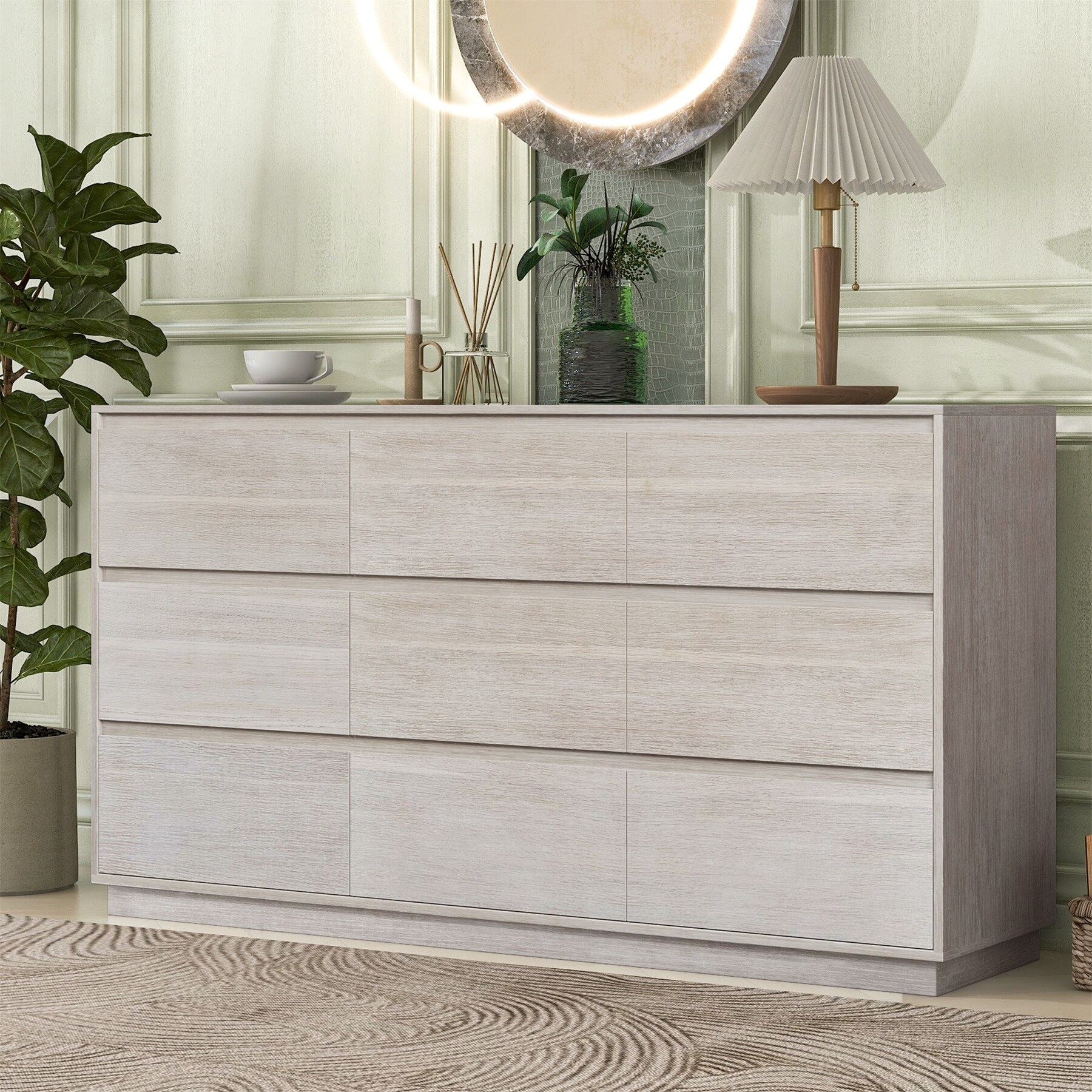 Gray 9-Drawer Dresser - - 37387883 - Mycitystee