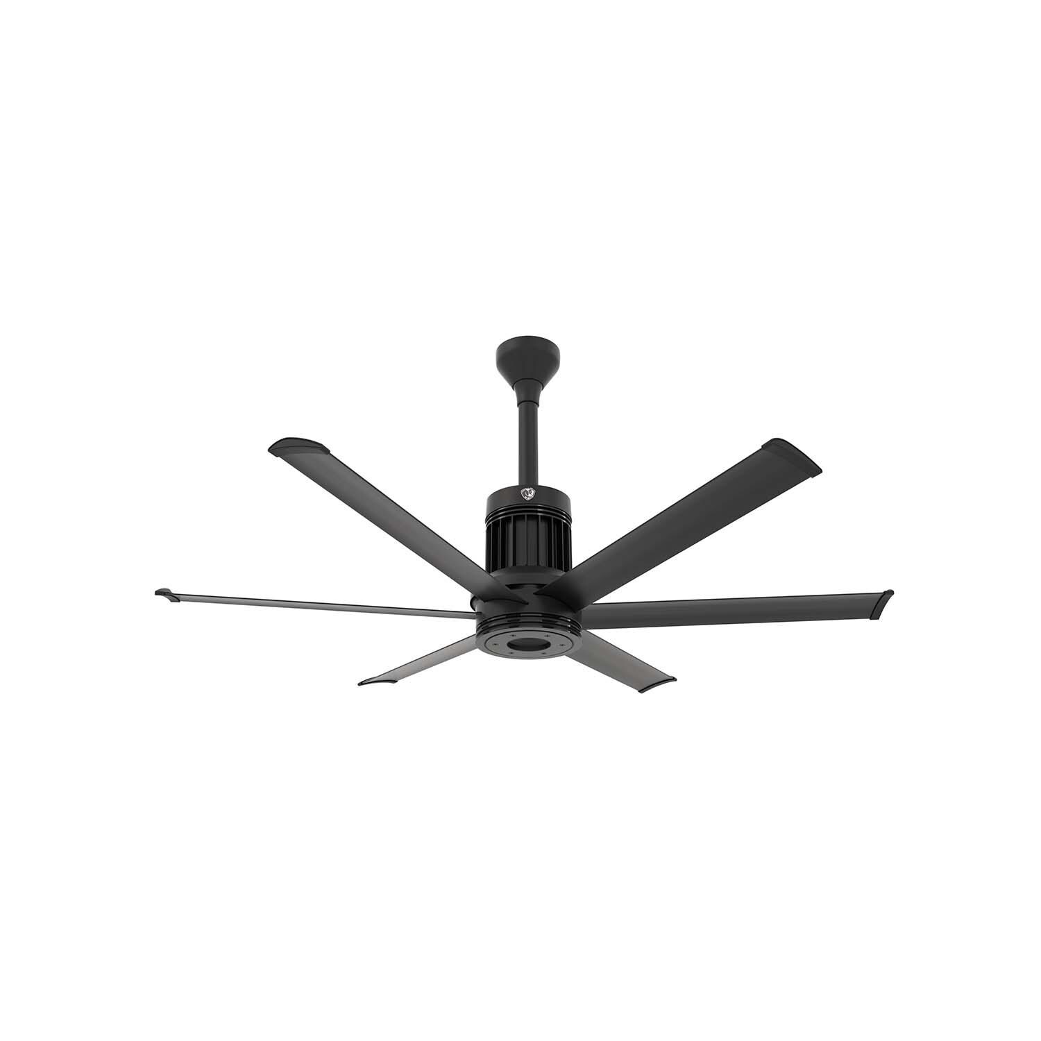 60-Inch i6 Ceiling Fan Universal Mount W/12-Inch Ext Tube Black by Big Ass Fans - Mycitystee