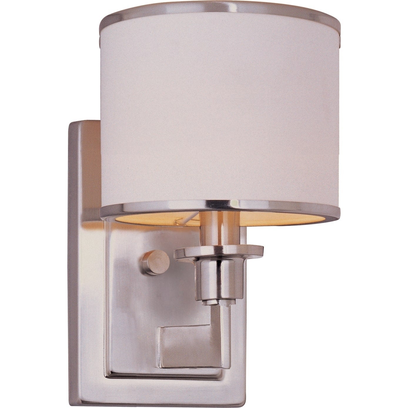 Nexus 1-Light Wall Sconce - Silver - Mycitystee