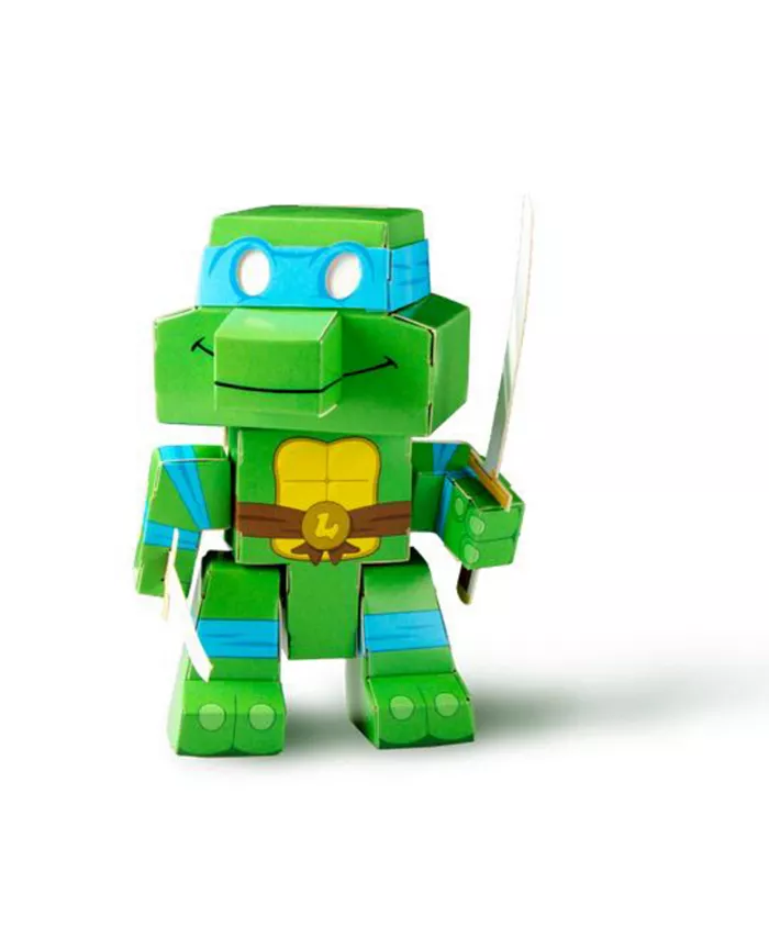 Cubles Teenage Mutant Ninja Turtles Leonardo - A Buildable 3D STEM Toy - Mycitystee