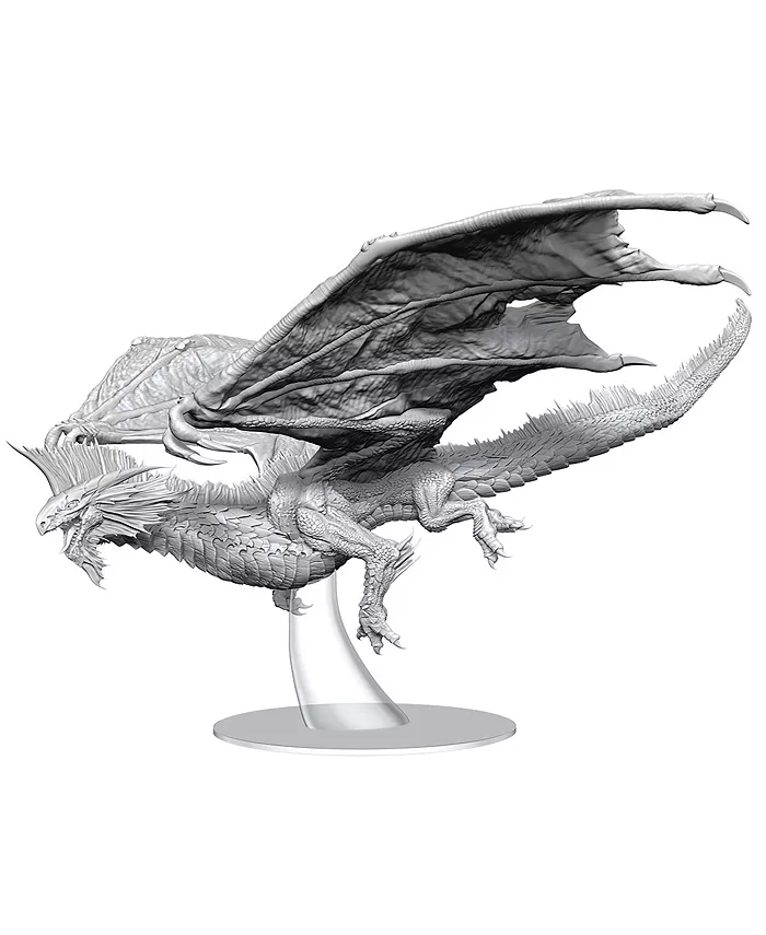 WizKids Games D D Nolzur's Marvelous Miniatures Adult Dragon Unpainted Figure - Mycitystee